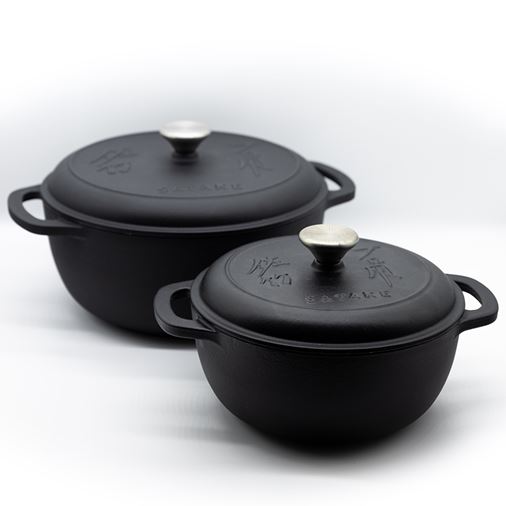 Gjutjärnsgryta Mattemaljerad, 22 cm