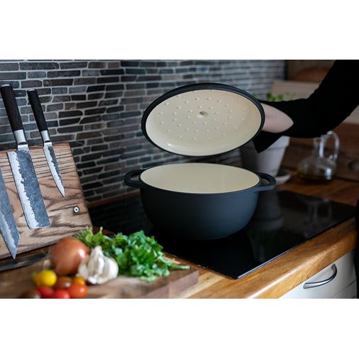 Gjutjärnsgryta Mattemaljerad, 28cm