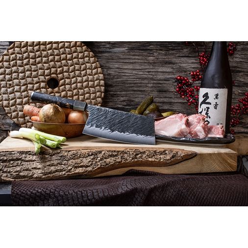 Satake Ame Kinesisk kockkniv, 17 cm