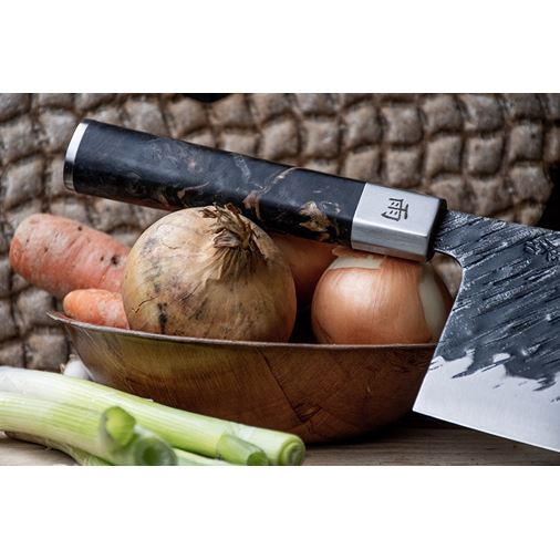 Satake Ame Kinesisk kockkniv, 17 cm