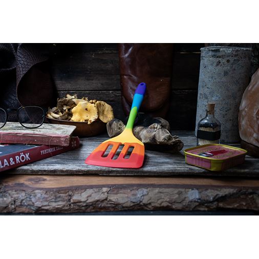 Taylor's Stekspade Perforerad Silikon Rainbow, 30cm