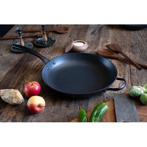 Satake Stekpanna 32 cm, Lättviktsgjutjärn Honeycomb med keramisk beläggning