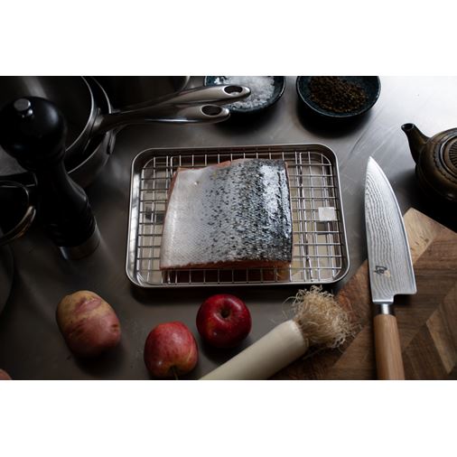Culimat Gastrobleck med galler, 26x20 cm