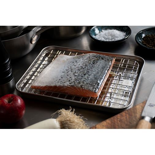 Culimat Gastrobleck med galler, 26x20 cm