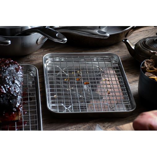 Culimat Gastrobleck med galler, 26x20 cm