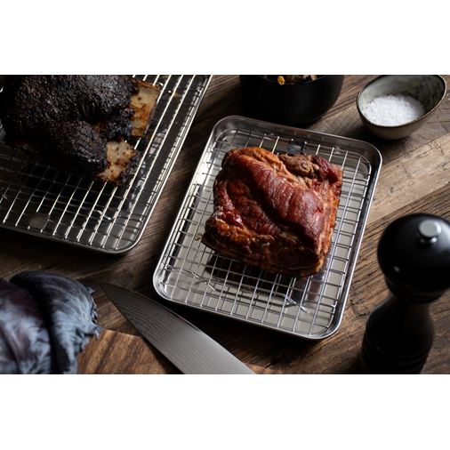 Culimat Gastrobleck med galler, 26x20 cm