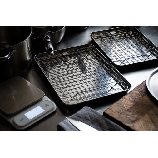 Culimat Gastrobleck med galler, 32x25 cm