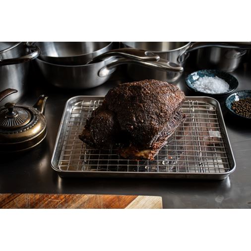 Culimat Gastrobleck med galler, 32x25 cm