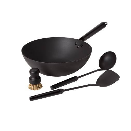 Satake Wok-set Kolstål