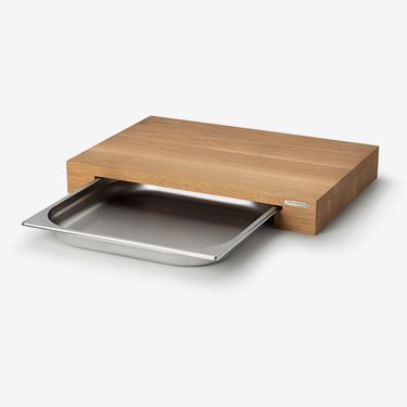 Skärbräda med 1 bleck i ek, medium