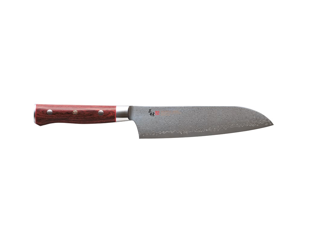 Mcusta / Zanmai Flame Damascus Santoku 18 cm