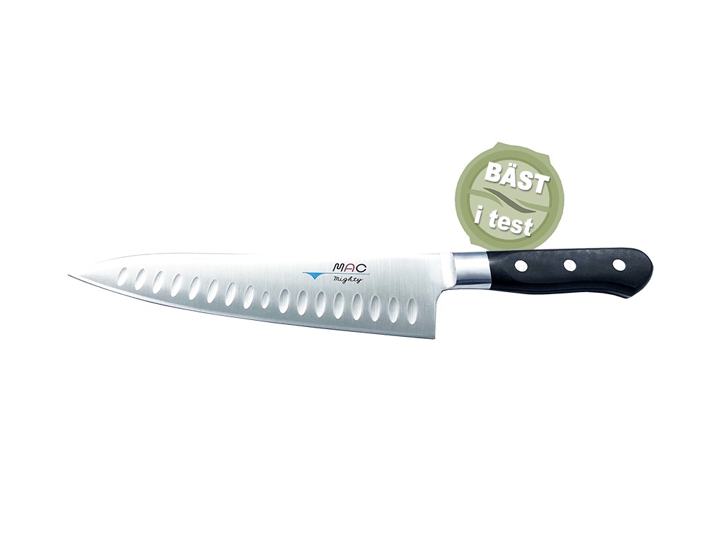 MAC Kockkniv med olivslipning, 20 cm
