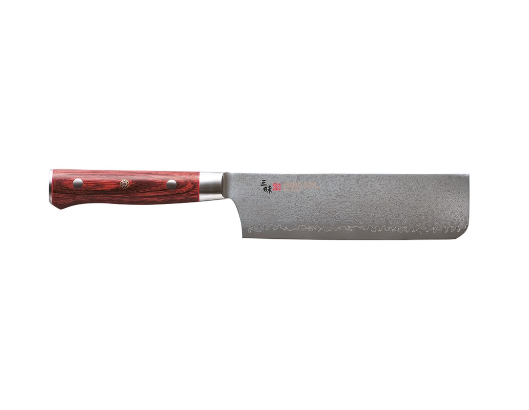 Mcusta / Zanmai Flame Damascus Nakiri 15,5 cm