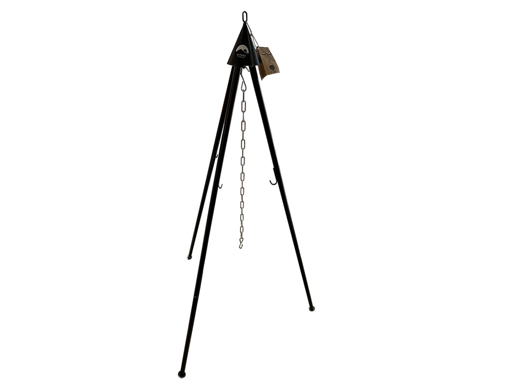 Satake Outdoor Tri-Pod XL med 4 kedjor, krokar & canvasbag