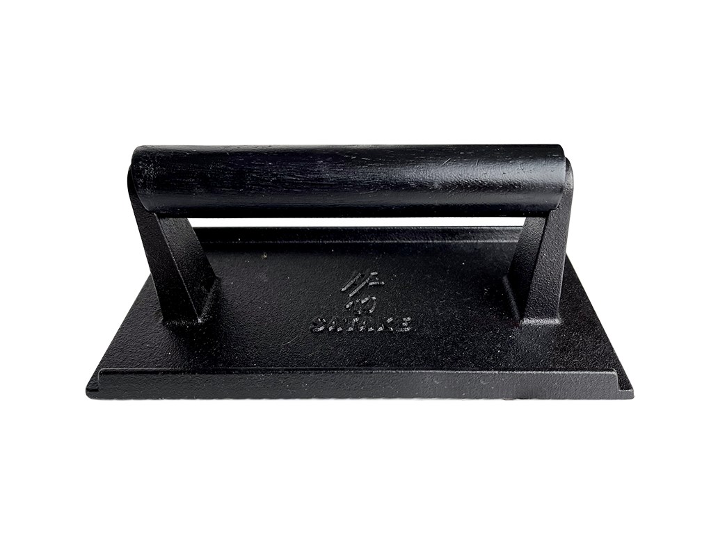 Satake Outdoor Grillpress i gjutjärn med trähandtag