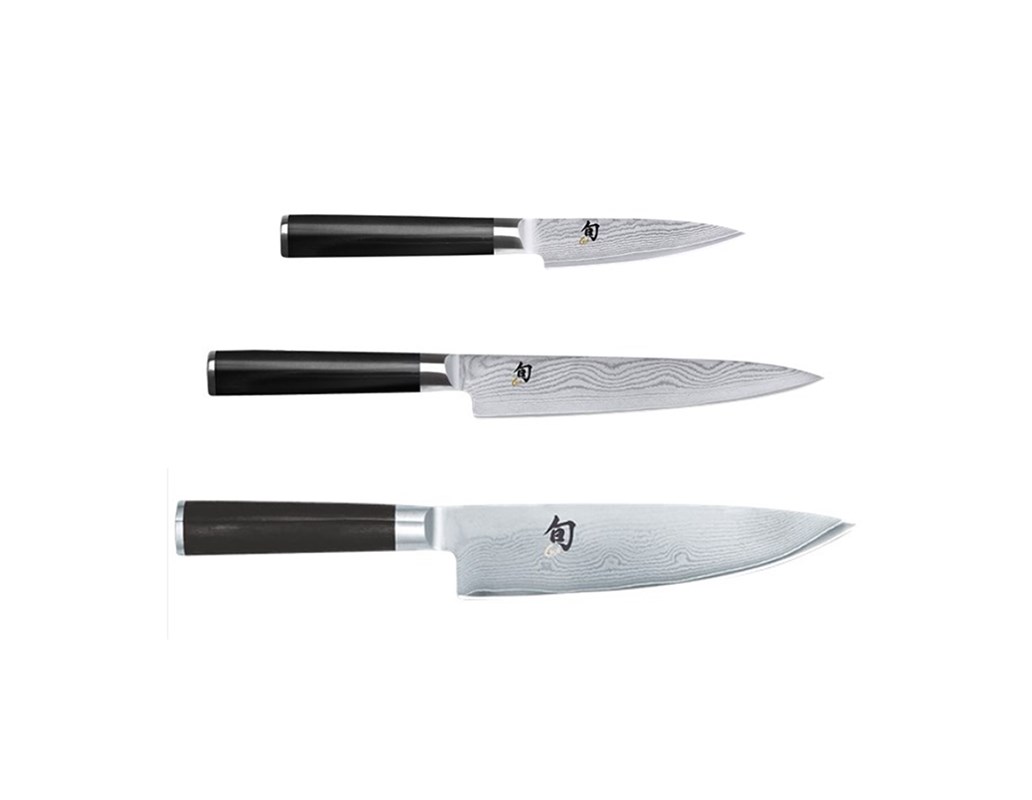Knivset 3 delar Shun Classic Petty, Universalkniv & Gyuto