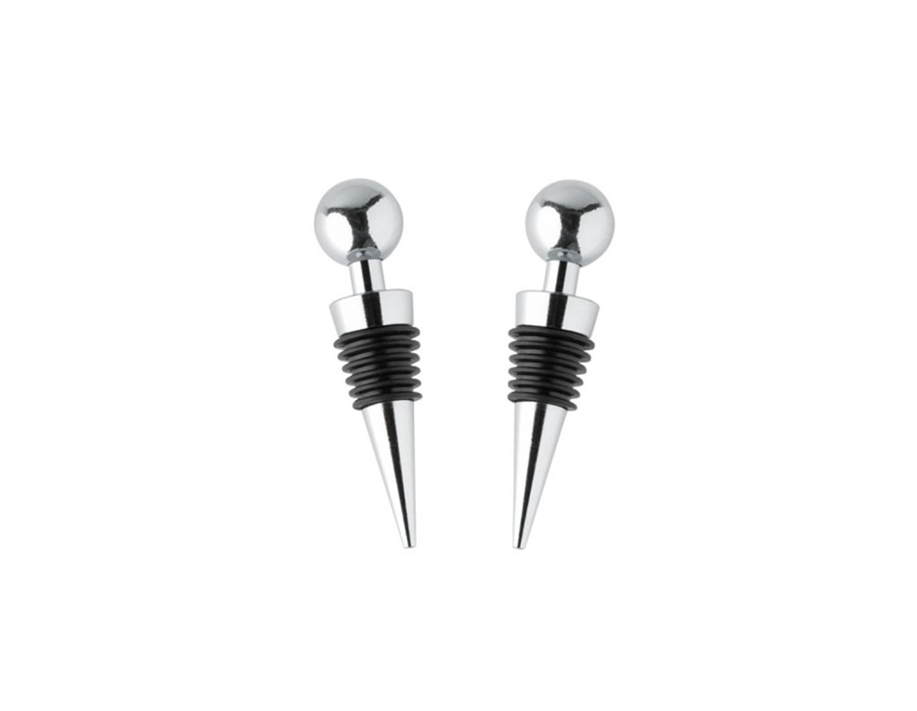 Vinkork 2-pack Krom