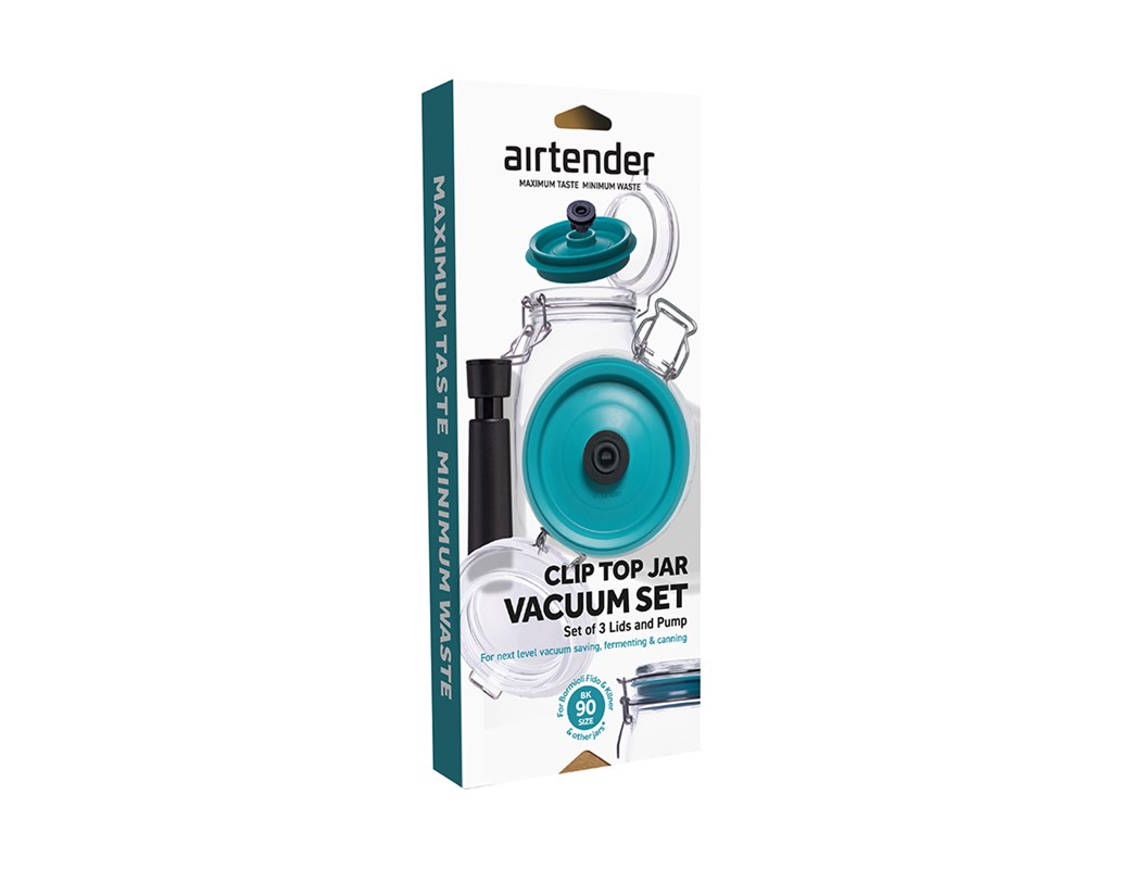 Airtender set tre lock en pump tre stoppers