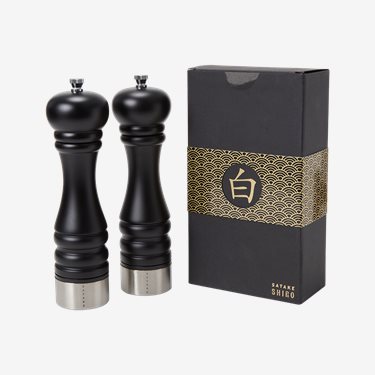 Satake Shiro 2-pack Kryddkvarn svart 25 cm