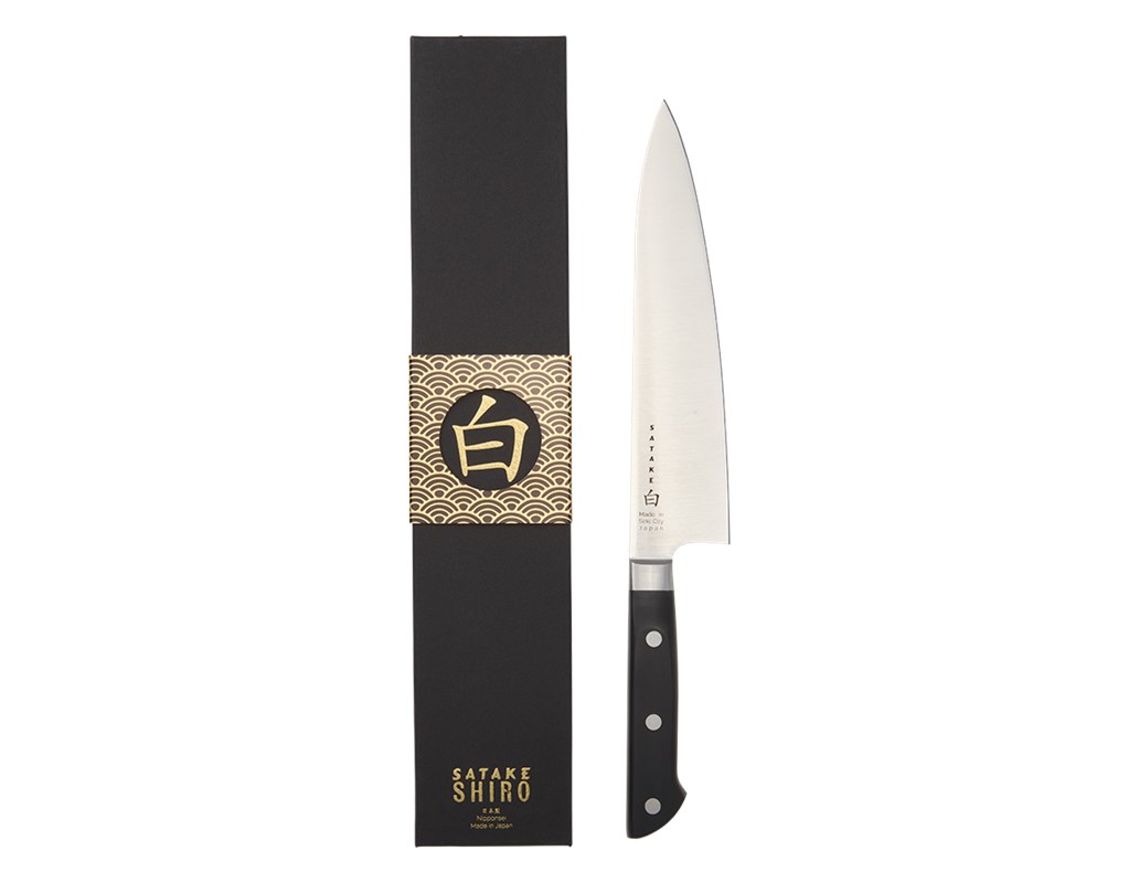 Satake Shiro Kockkniv, 21 cm