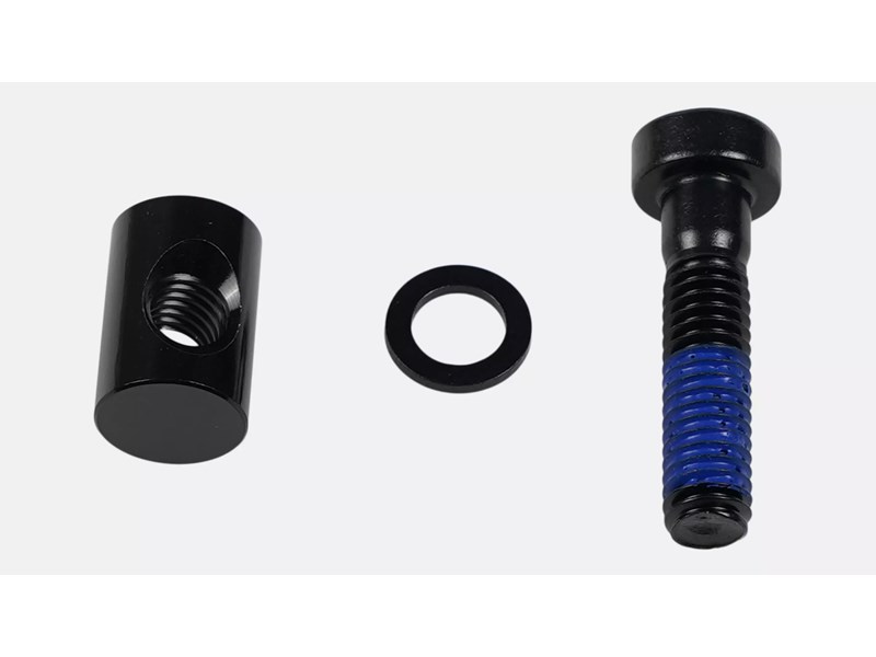 BLT MY18-20 EPIC, CARBON FRAME, SKID PLATE MOUNTING BOLT & BARREL NUT, 4MM HEX HEAD, M6X1.0PX25MM, A