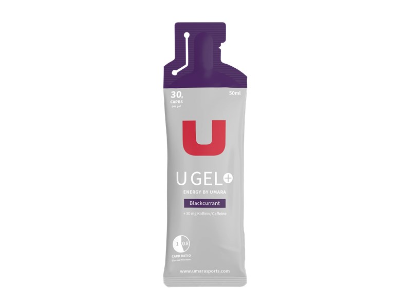 U Gel (30g Carbs) Svartvinbär + koffein