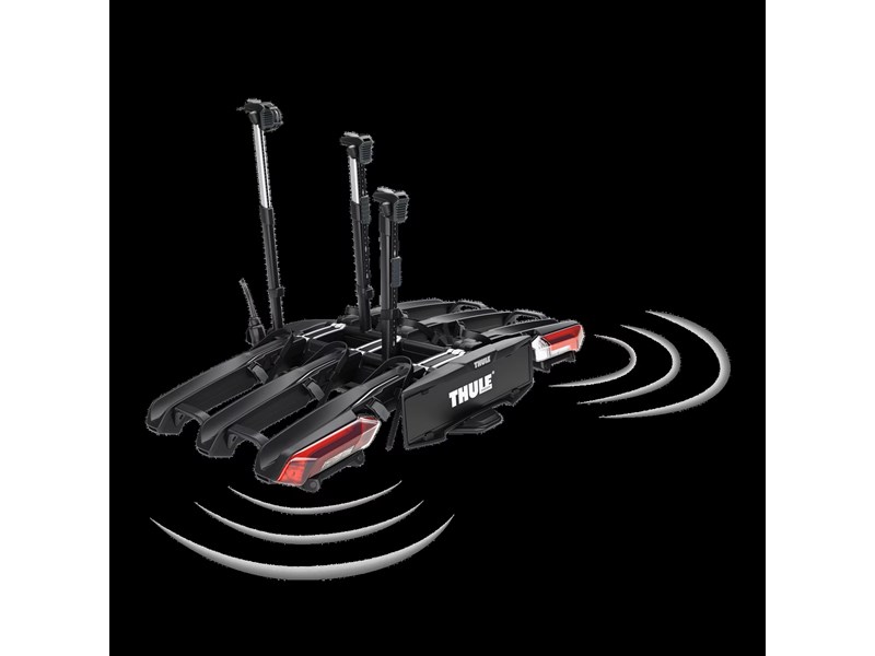 Thule Epos Park Secure 3-bike platform towbar bike rack 13pin