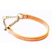 H Halsband halvstryp läder 18mm/50cm natur