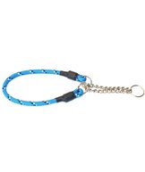 H Halsband rundhalvstryp blå m reflex nylon 30cm