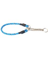 H Halsband rundhalvstryp blå m reflex nylon 25cm