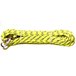 H Bruks spårlina m inflätad reflex 6mm/15m gul