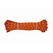 H Bruks spårlina m inflätad reflex 6mm/15m orange