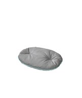H Bädd oval dyna 70x50 grå
