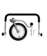 H Stödhjul till cykelkärra doggy liner de luxe teflon svart/grå