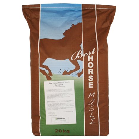 Hä Best Horse Müsli Classic havrefritt 20kg