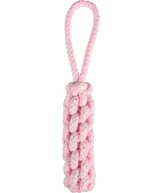 H Leksak flätad rephantel ivar 24cm rosa