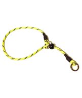 H Halsband dressyrstryp m stopp gul 50cm