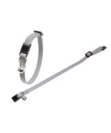 K Halsband reflex grå