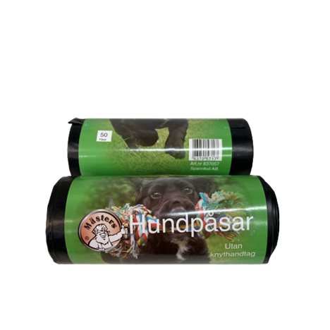H Mästers hundpåse utan handtag 50st/rulle