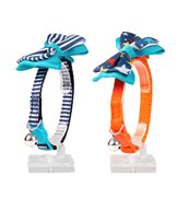 Cat collar bow nylon mixed colors