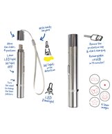 7 in 1 laser cat toy silver