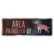 Varningsskylt Labrador 40x13x0,3cm