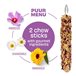 PUUR sticks kanin/chinchilla/degu hibiscus & marigold 2st/80gr