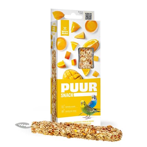 PUUR Sticks undulat orange & mango 2st/60gr