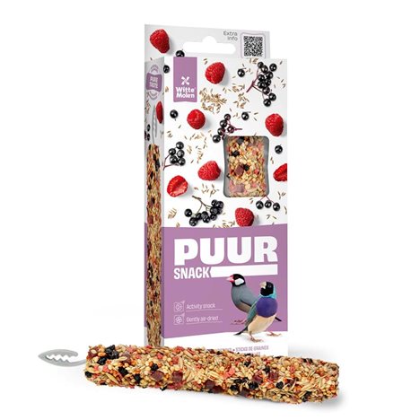 PUUR Sticks fink raspberry & elderberry 2st/60gr