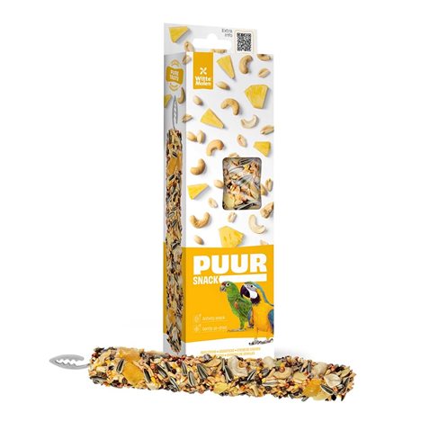 PUUR Sticks papegoja peanut & pineapple 2st/170gr