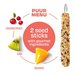 PUUR Sticks kanarie cranberry & kiwi 2st/60gr
