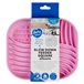 Slow down feeder fyrkantig 20x17.5x3cm rosa