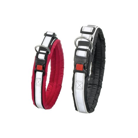 H Halsband doggidas reflex nylon/svart 65cm