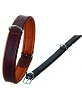 H Halsband Rondo fodrat brunt 27mm 62cm